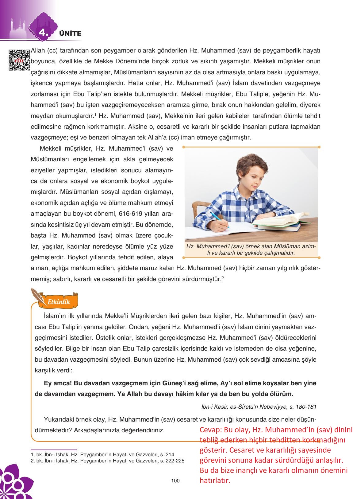 8. Sınıf Sdr İpekyolu Yayıncılık Din Kültürü Ve Ahlak Bilgisi Ders Kitabı Sayfa 101 Cevapları