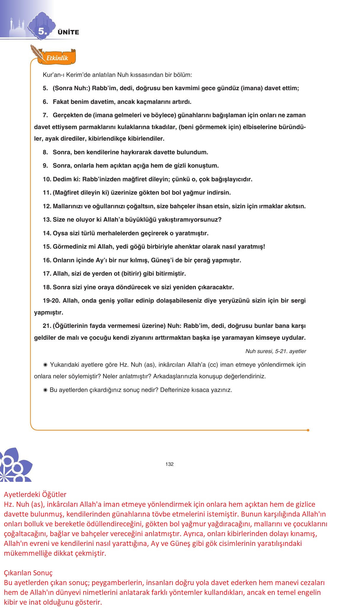 8. Sınıf Sdr İpekyolu Yayıncılık Din Kültürü Ve Ahlak Bilgisi Ders Kitabı Sayfa 133 Cevapları 8. Sınıf Sdr İpekyolu Yayıncılık Din Kültürü Ve Ahlak Bilgisi Ders Kitabı Sayfa 133 Cevapları