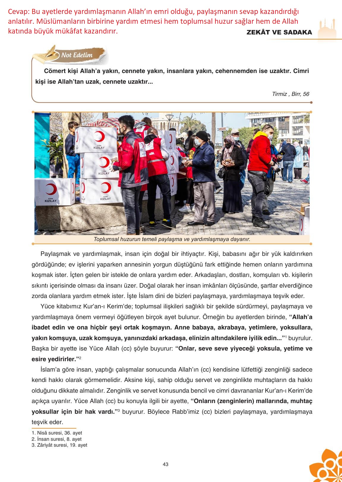 8. Sınıf Sdr İpekyolu Yayıncılık Din Kültürü Ve Ahlak Bilgisi Ders Kitabı Sayfa 44 Cevapları 8. Sınıf Sdr İpekyolu Yayıncılık Din Kültürü Ve Ahlak Bilgisi Ders Kitabı Sayfa 44 Cevapları
