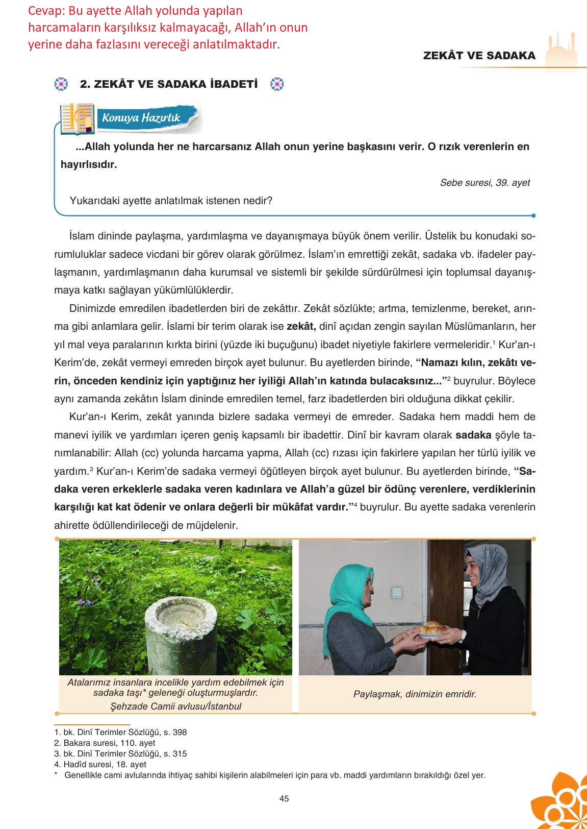 8. Sınıf Sdr İpekyolu Yayıncılık Din Kültürü Ve Ahlak Bilgisi Ders Kitabı Sayfa 46 Cevapları 8. Sınıf Sdr İpekyolu Yayıncılık Din Kültürü Ve Ahlak Bilgisi Ders Kitabı Sayfa 46 Cevapları
