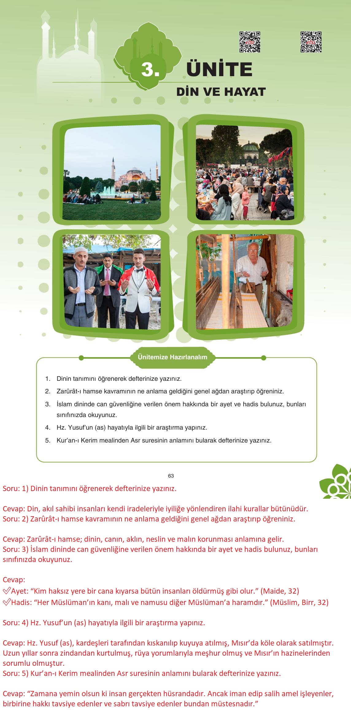 8. Sınıf Sdr İpekyolu Yayıncılık Din Kültürü Ve Ahlak Bilgisi Ders Kitabı Sayfa 64 Cevapları 8. Sınıf Sdr İpekyolu Yayıncılık Din Kültürü Ve Ahlak Bilgisi Ders Kitabı Sayfa 64 Cevapları