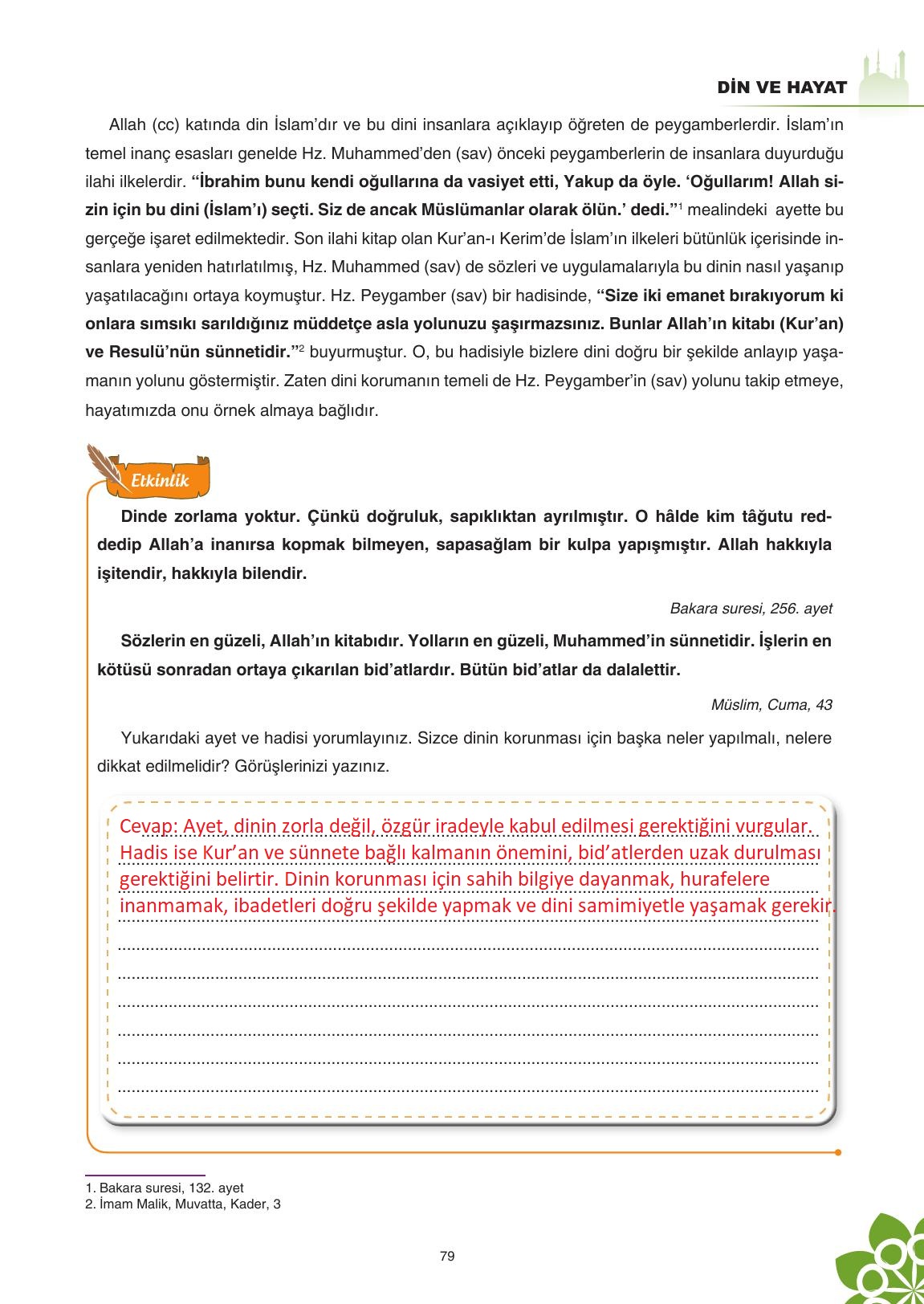 8. Sınıf Sdr İpekyolu Yayıncılık Din Kültürü Ve Ahlak Bilgisi Ders Kitabı Sayfa 80 Cevapları 8. Sınıf Sdr İpekyolu Yayıncılık Din Kültürü Ve Ahlak Bilgisi Ders Kitabı Sayfa 80 Cevapları