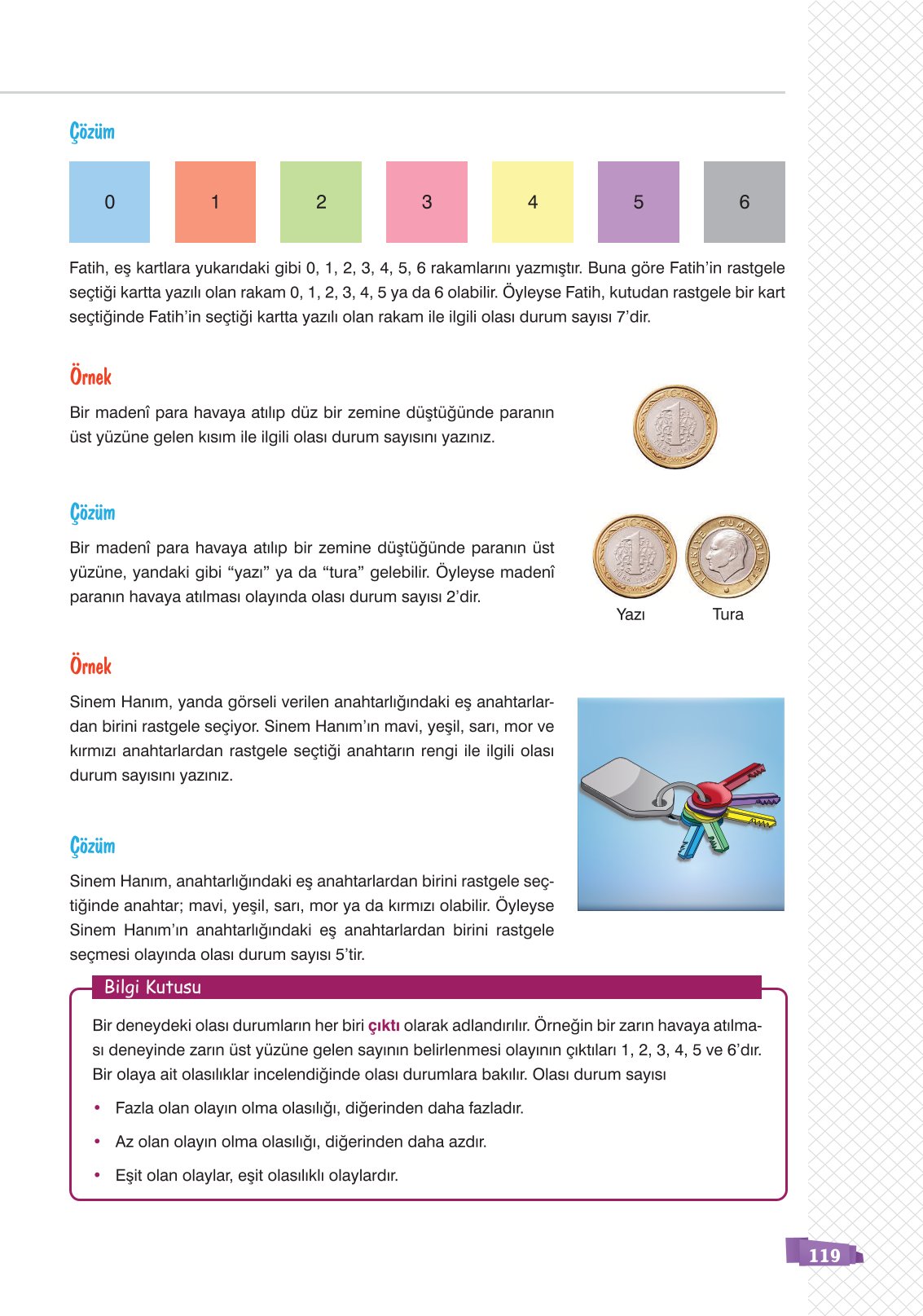 8. Sınıf Sonuç Yayınları Matematik Ders Kitabı Sayfa 119 Cevapları