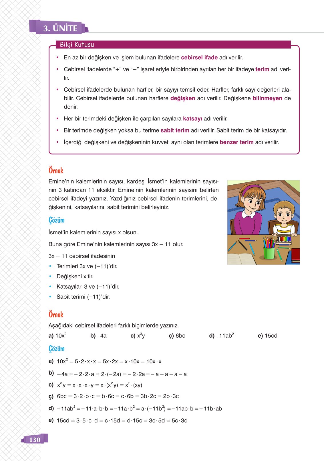 8. Sınıf Sonuç Yayınları Matematik Ders Kitabı Sayfa 130 Cevapları