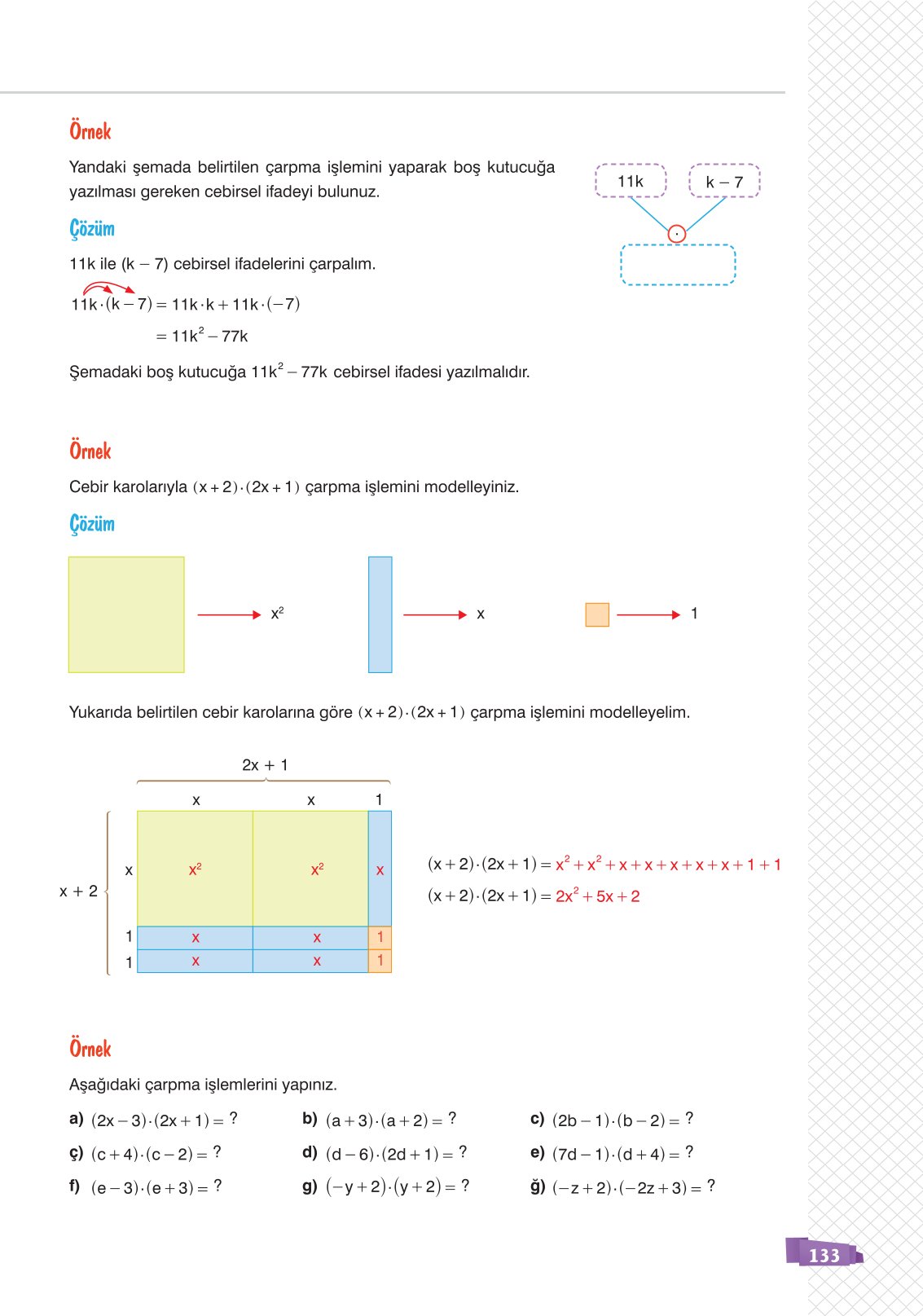 8. Sınıf Sonuç Yayınları Matematik Ders Kitabı Sayfa 133 Cevapları