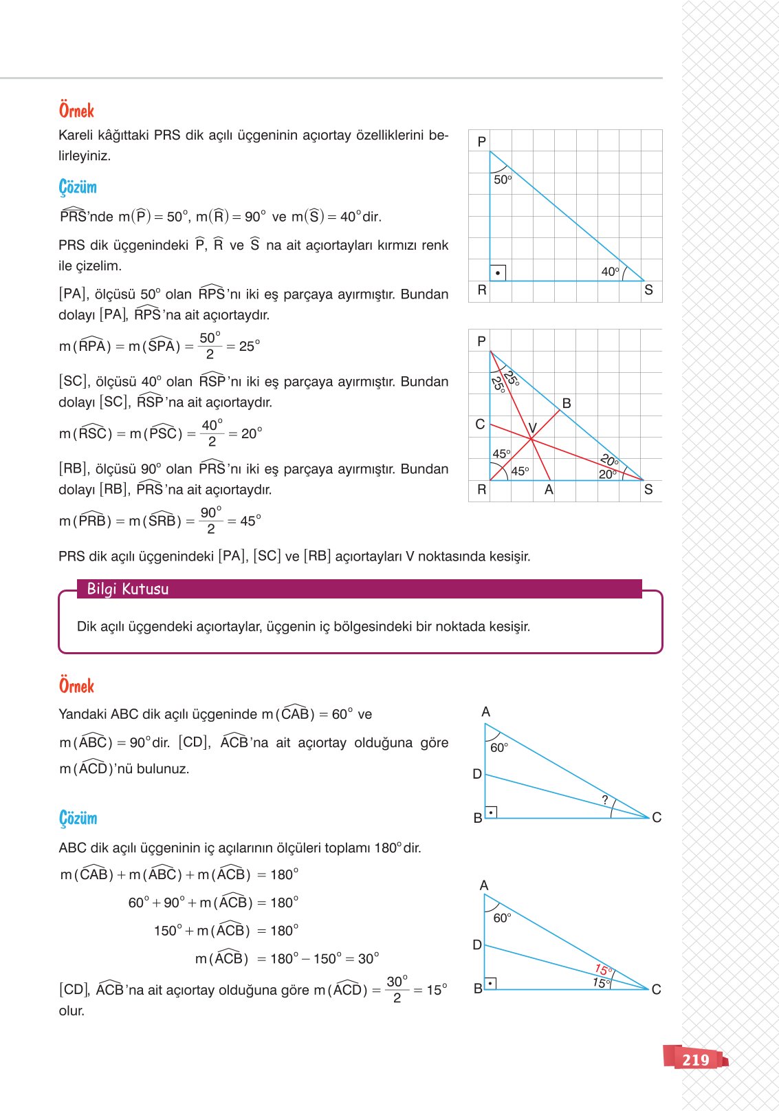 8. Sınıf Sonuç Yayınları Matematik Ders Kitabı Sayfa 219 Cevapları