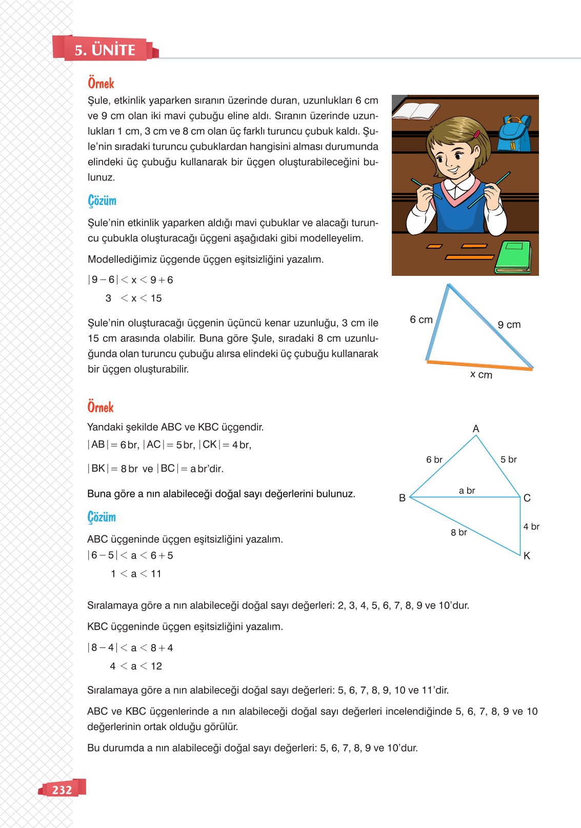 8. Sınıf Sonuç Yayınları Matematik Ders Kitabı Sayfa 232 Cevapları 8. Sınıf Sonuç Yayınları Matematik Ders Kitabı Sayfa 232 Cevapları