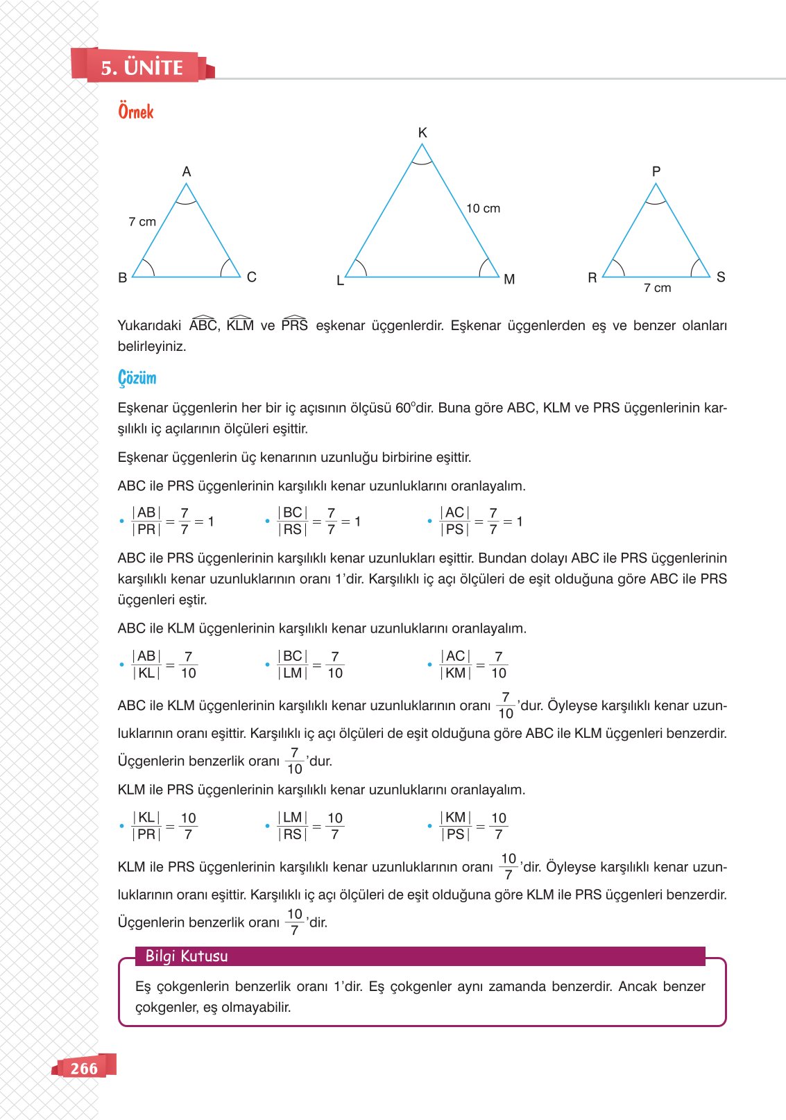 8. Sınıf Sonuç Yayınları Matematik Ders Kitabı Sayfa 266 Cevapları
