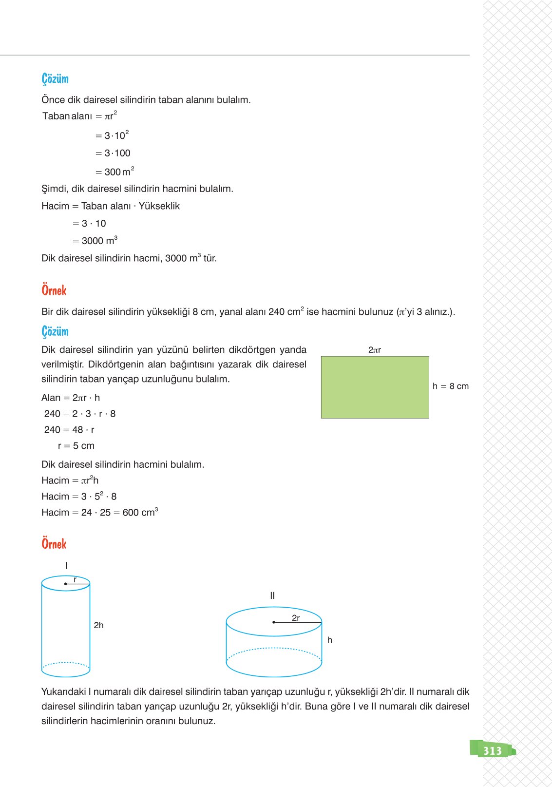 8. Sınıf Sonuç Yayınları Matematik Ders Kitabı Sayfa 313 Cevapları 8. Sınıf Sonuç Yayınları Matematik Ders Kitabı Sayfa 313 Cevapları