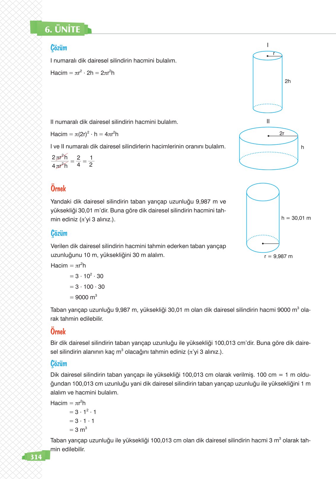 8. Sınıf Sonuç Yayınları Matematik Ders Kitabı Sayfa 314 Cevapları