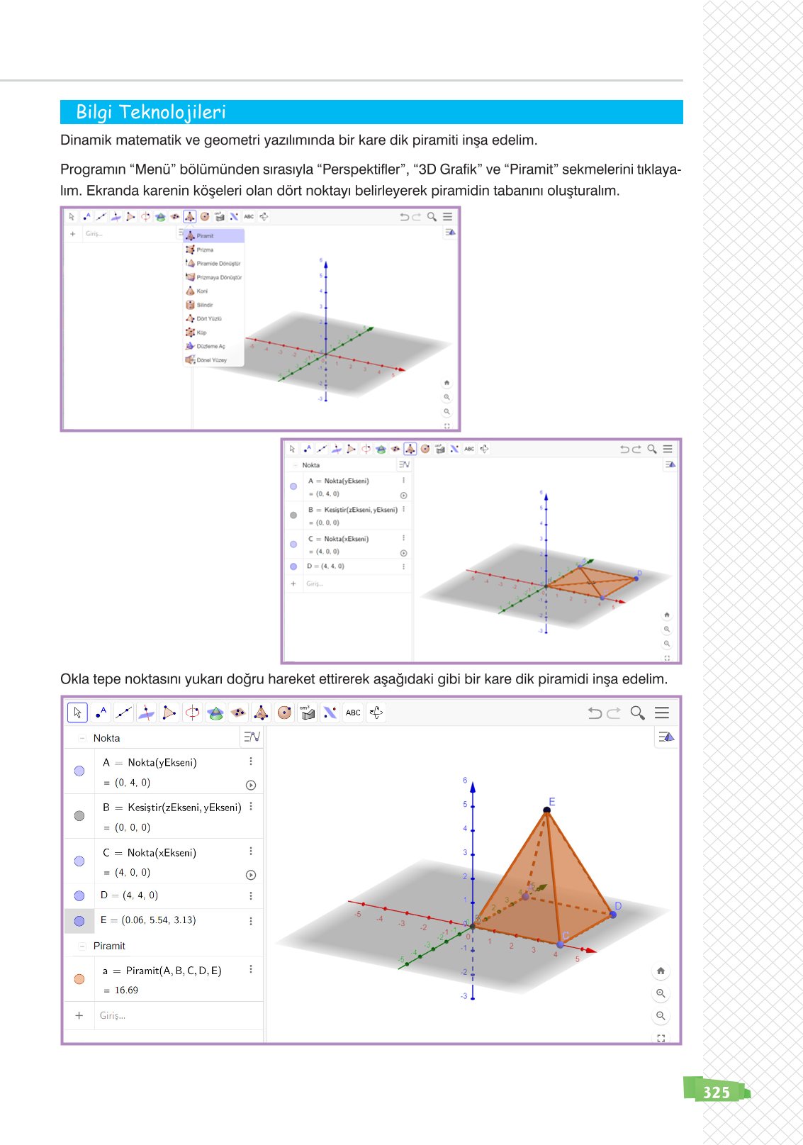 8. Sınıf Sonuç Yayınları Matematik Ders Kitabı Sayfa 325 Cevapları 8. Sınıf Sonuç Yayınları Matematik Ders Kitabı Sayfa 325 Cevapları