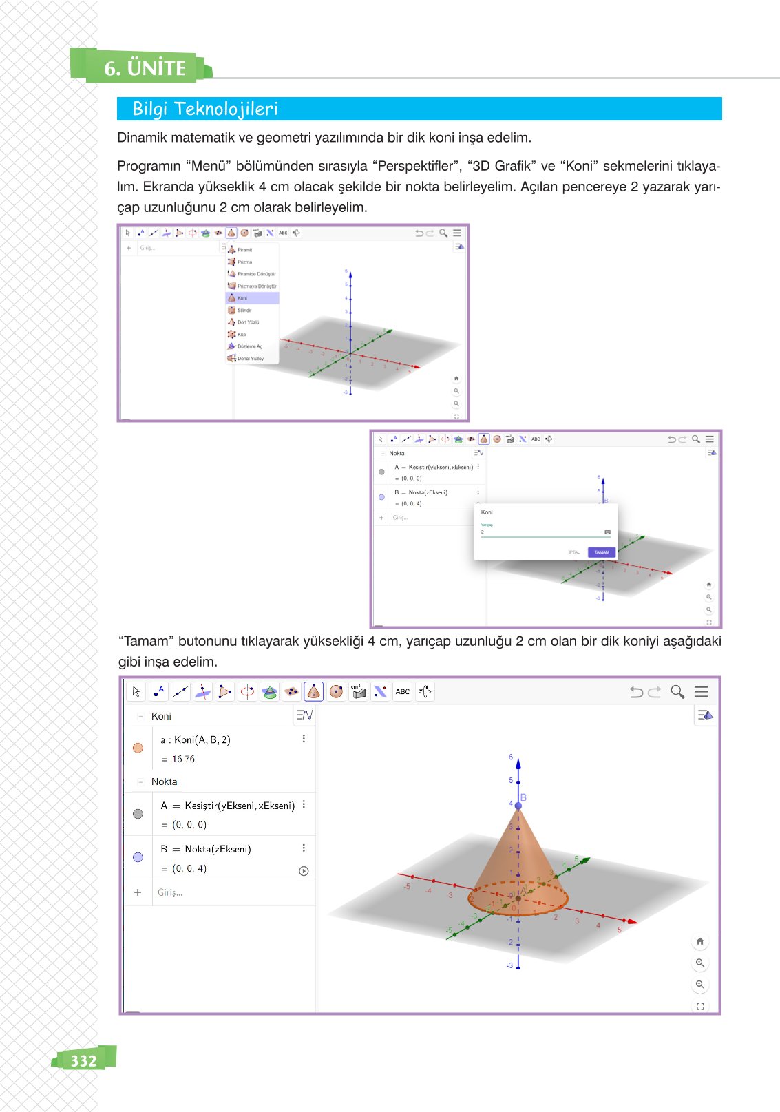 8. Sınıf Sonuç Yayınları Matematik Ders Kitabı Sayfa 332 Cevapları