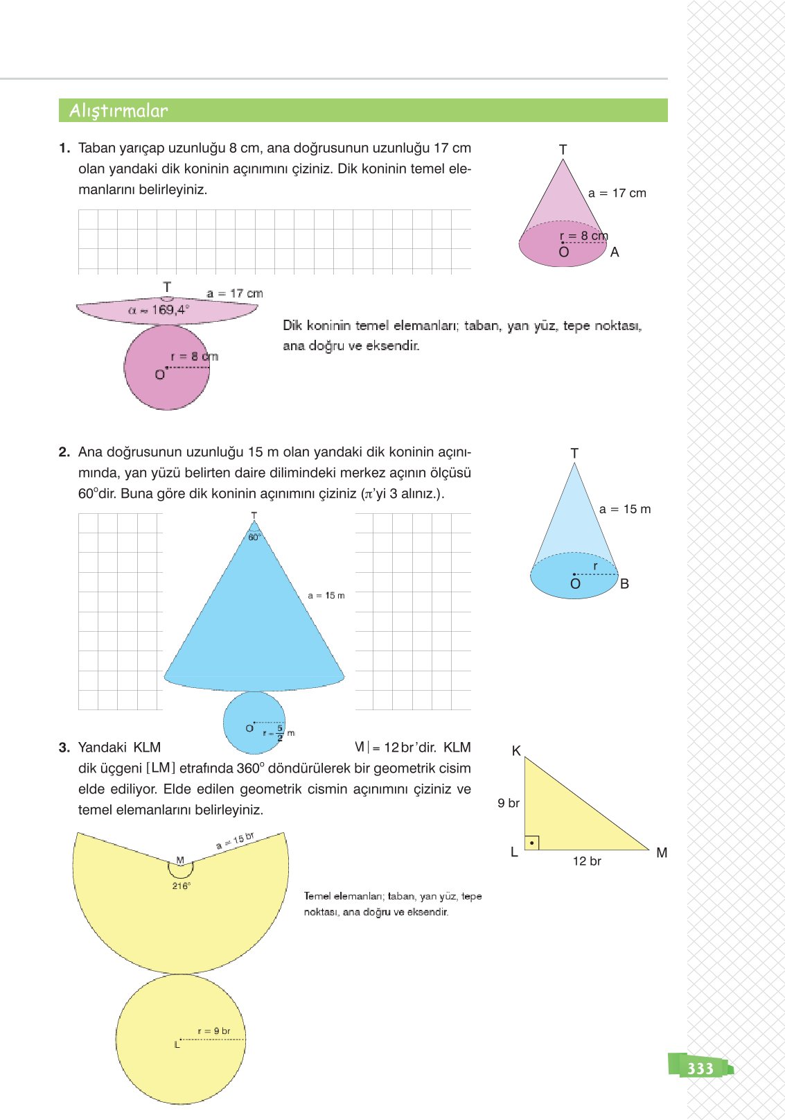 8. Sınıf Sonuç Yayınları Matematik Ders Kitabı Sayfa 333 Cevapları
