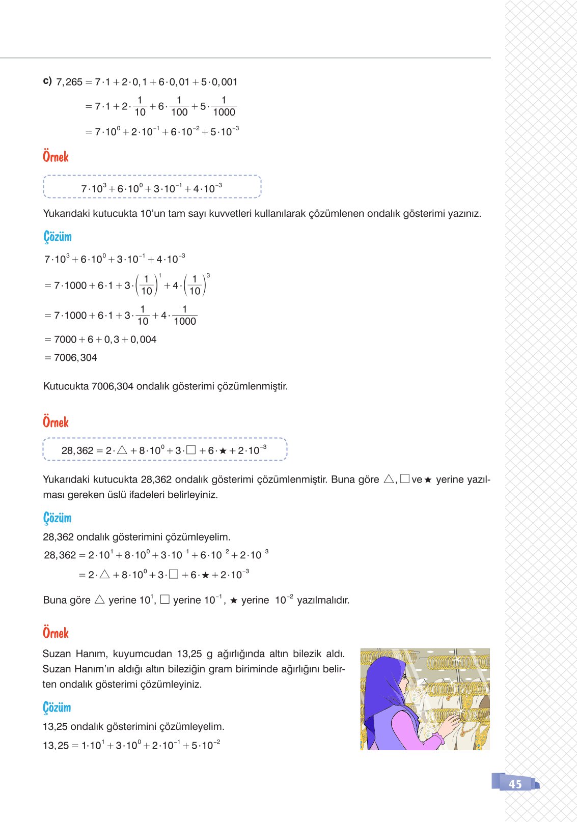 8. Sınıf Sonuç Yayınları Matematik Ders Kitabı Sayfa 45 Cevapları