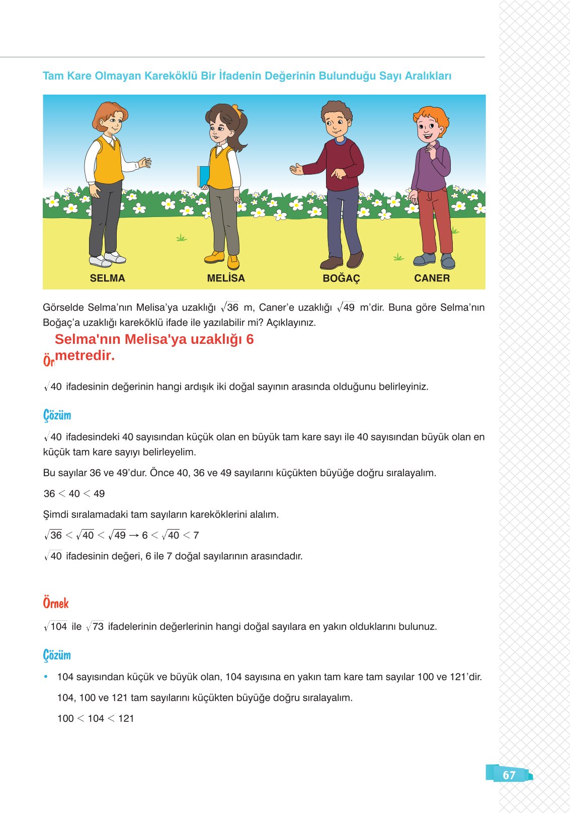 8. Sınıf Sonuç Yayınları Matematik Ders Kitabı Sayfa 67 Cevapları