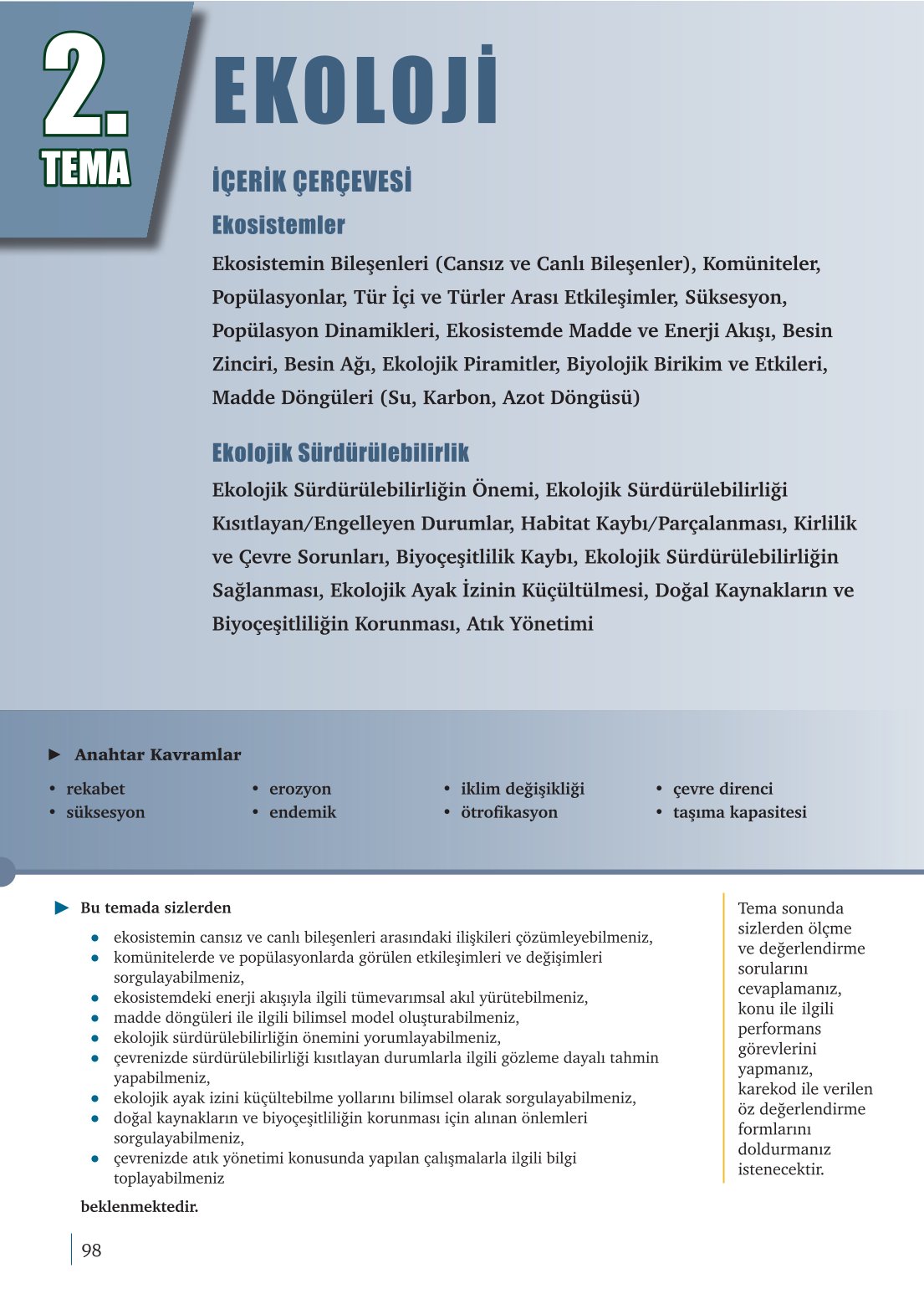 10. Sınıf Meb Yayınları Biyoloji Ders Kitabı Sayfa 98 Cevapları 10. Sınıf Meb Yayınları Biyoloji Ders Kitabı Sayfa 98 Cevapları