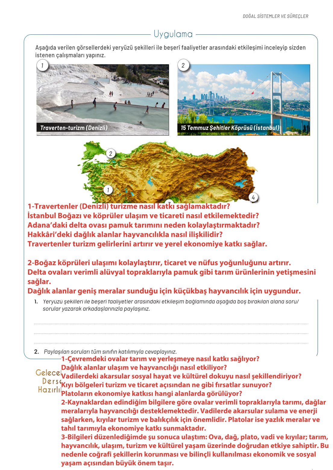 10. Sınıf Meb Yayınları Coğrafya Ders Kitabı Sayfa 101 Cevapları 10. Sınıf Meb Yayınları Coğrafya Ders Kitabı Sayfa 101 Cevapları