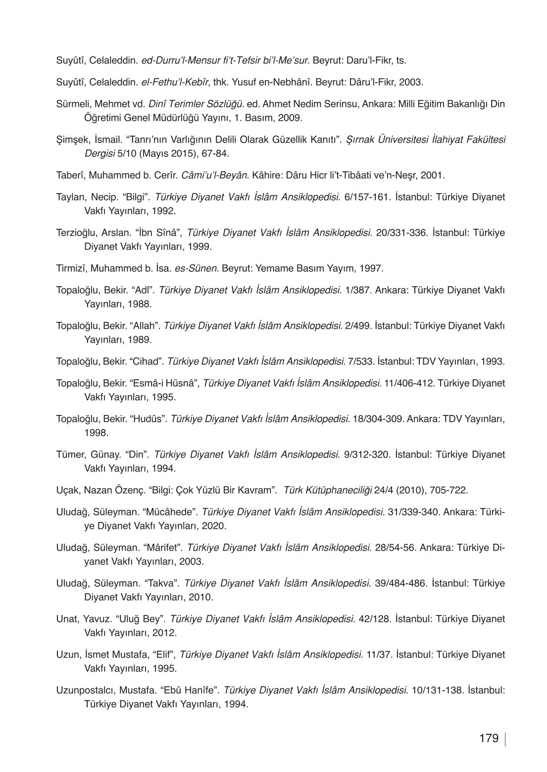 10. Sınıf Meb Yayınları Din Kültürü Ve Ahlak Bilgisi Ders Kitabı Sayfa 179 Cevapları