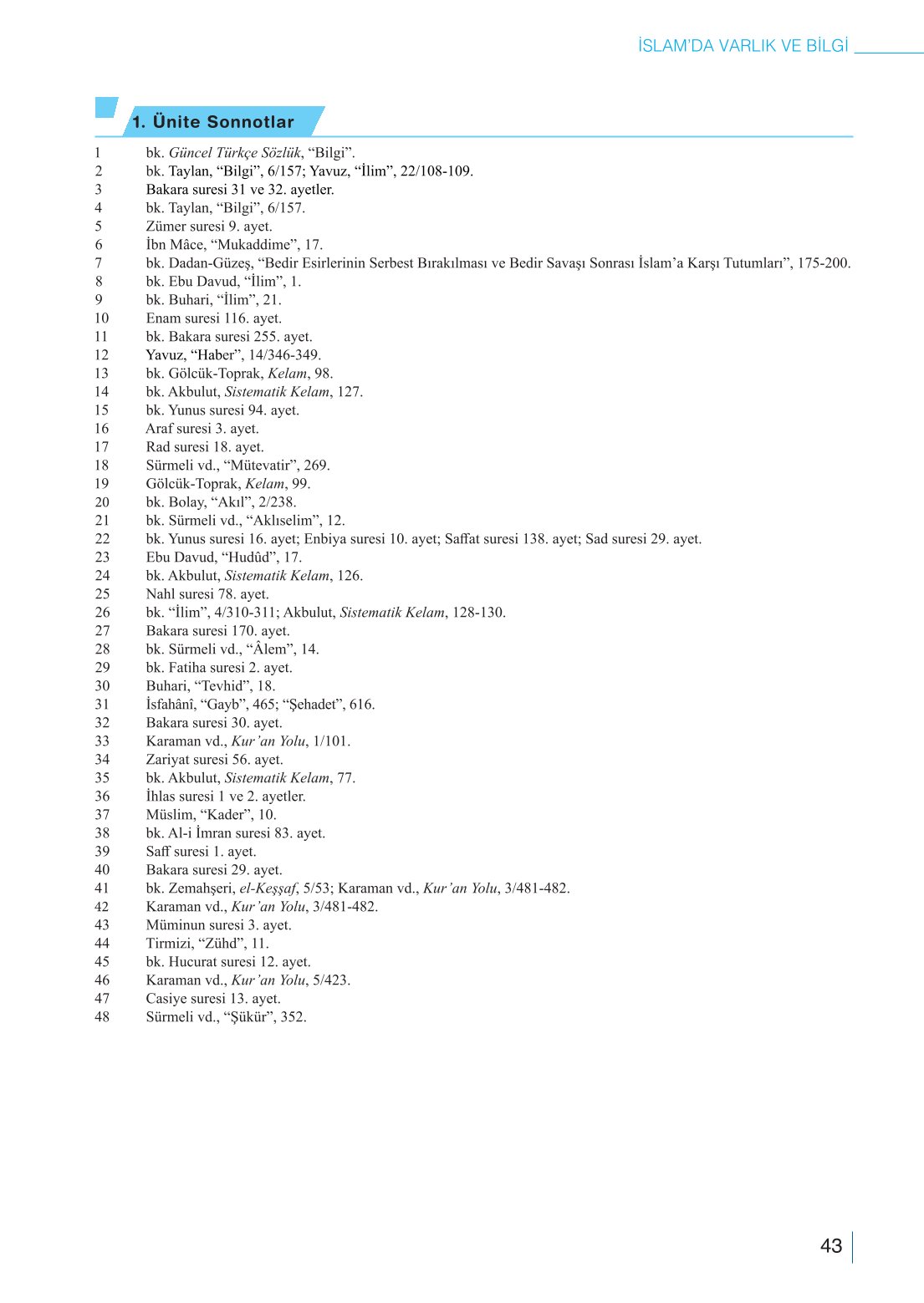 10. Sınıf Meb Yayınları Din Kültürü Ve Ahlak Bilgisi Ders Kitabı Sayfa 43 Cevapları 10. Sınıf Meb Yayınları Din Kültürü Ve Ahlak Bilgisi Ders Kitabı Sayfa 43 Cevapları