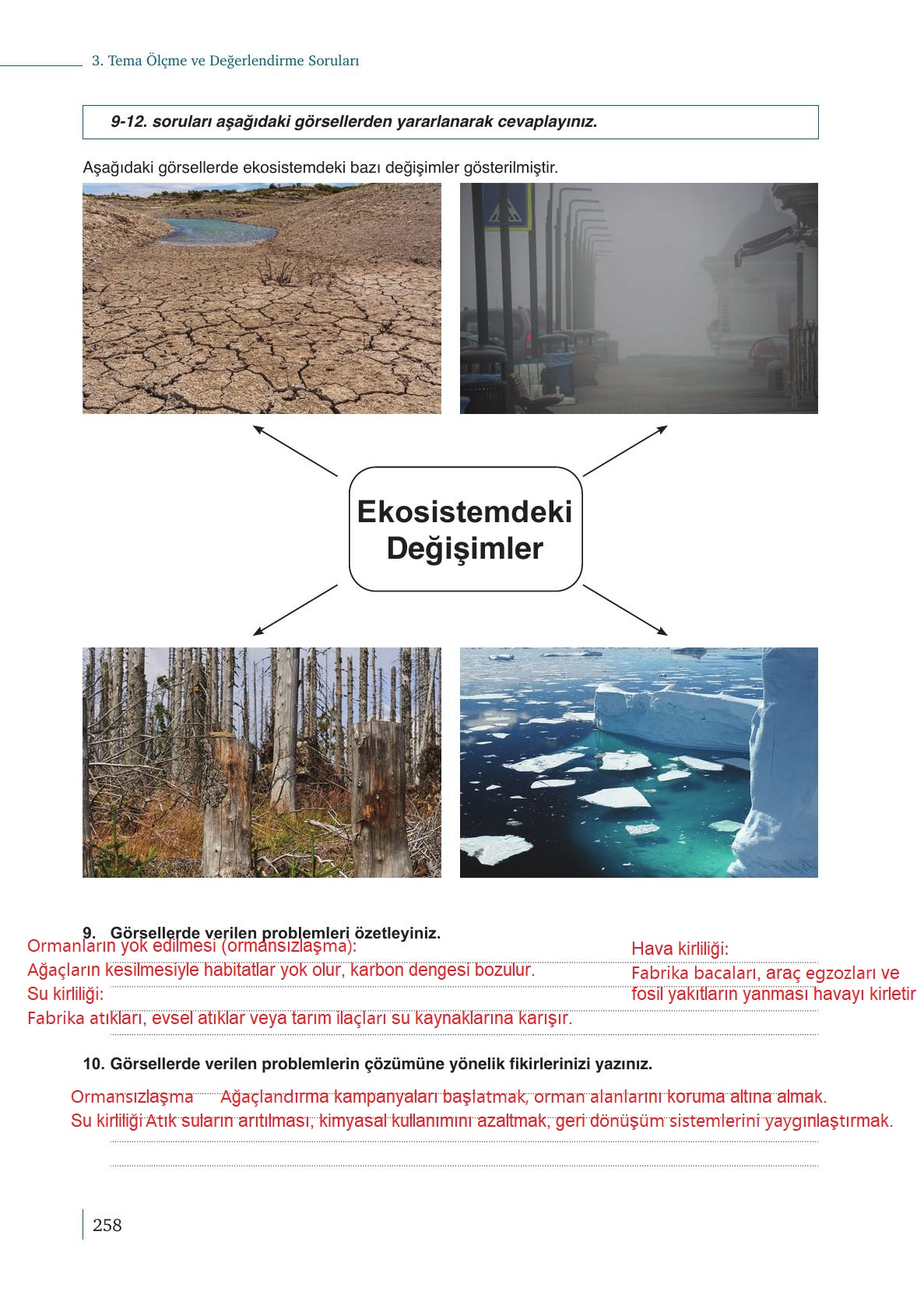 10. Sınıf Meb Yayınları Kimya Ders Kitabı Sayfa 258 Cevapları 10. Sınıf Meb Yayınları Kimya Ders Kitabı Sayfa 258 Cevapları