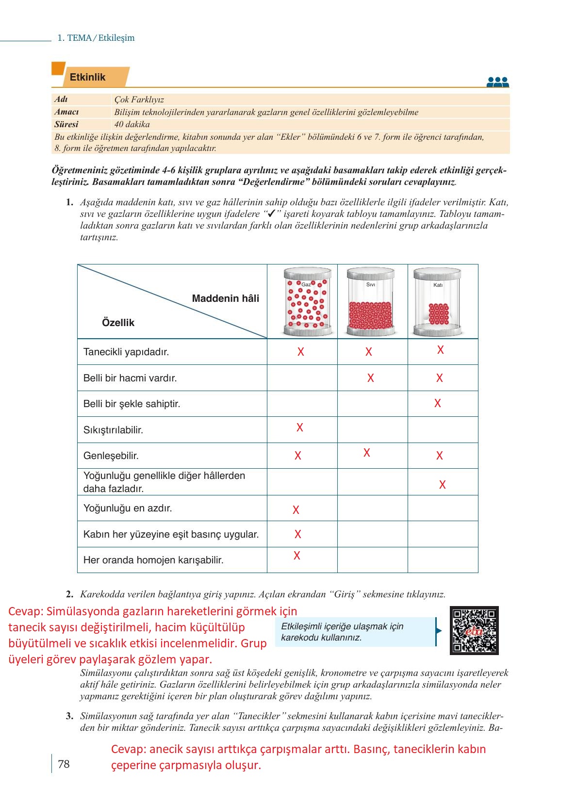 10. Sınıf Meb Yayınları Kimya Ders Kitabı Sayfa 78 Cevapları 10. Sınıf Meb Yayınları Kimya Ders Kitabı Sayfa 78 Cevapları