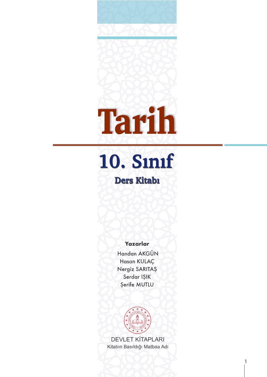 10. Sınıf Meb Yayınları Tarih Ders Kitabı Sayfa 1 Cevapları