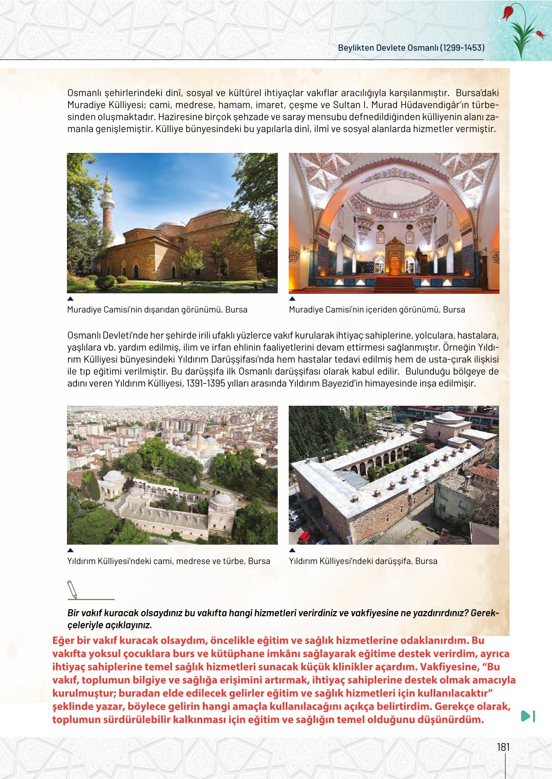 10. Sınıf Meb Yayınları Tarih Ders Kitabı Sayfa 181 Cevapları 10. Sınıf Meb Yayınları Tarih Ders Kitabı Sayfa 181 Cevapları