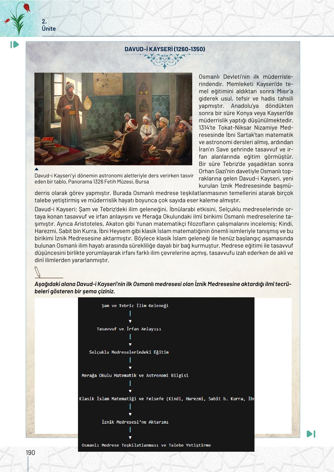 10. Sınıf Meb Yayınları Tarih Ders Kitabı Sayfa 190 Cevapları