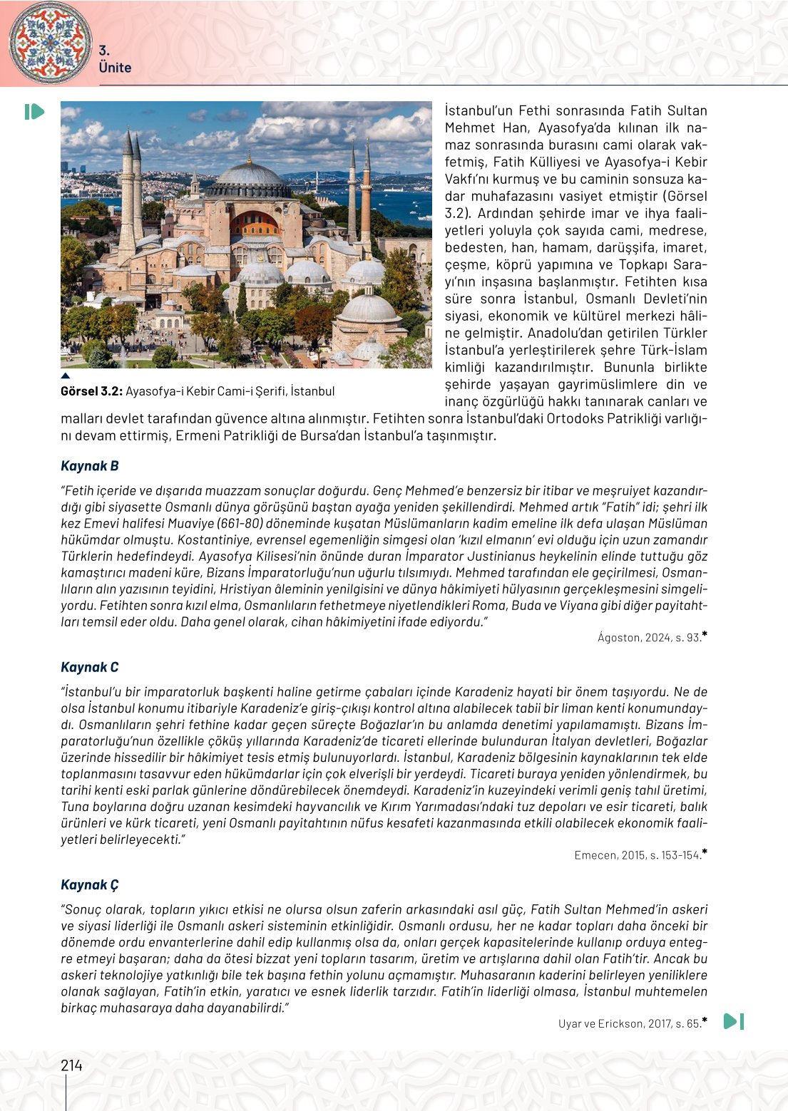 10. Sınıf Meb Yayınları Tarih Ders Kitabı Sayfa 214 Cevapları 10. Sınıf Meb Yayınları Tarih Ders Kitabı Sayfa 214 Cevapları