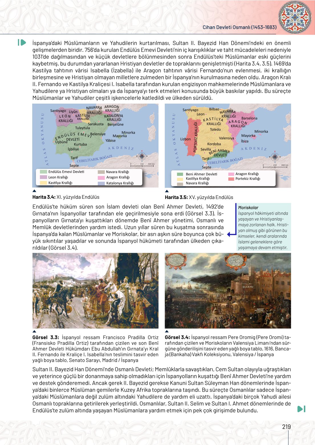 10. Sınıf Meb Yayınları Tarih Ders Kitabı Sayfa 219 Cevapları
