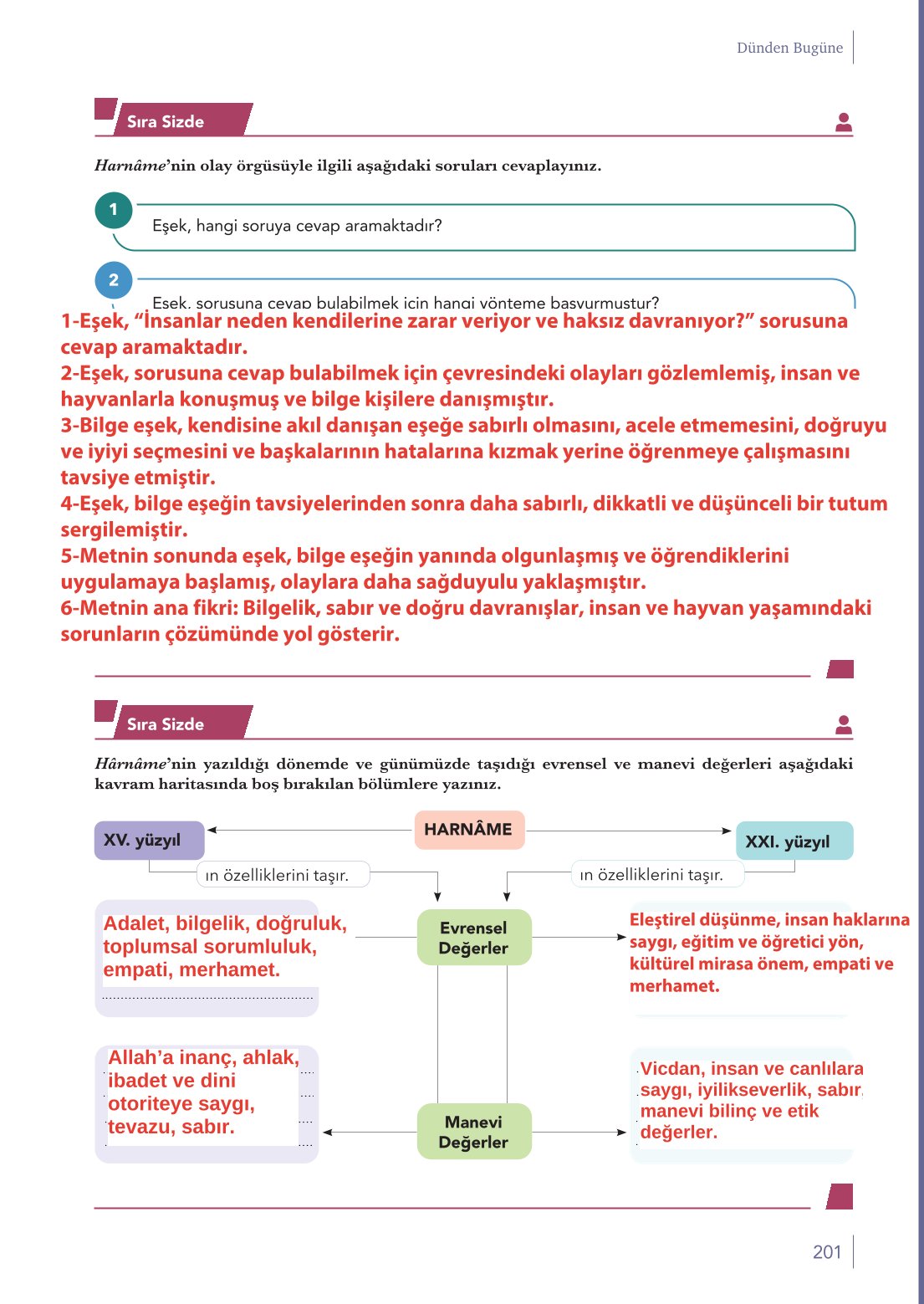 10. Sınıf Meb Yayınları Türk Dili Ve Edebiyatı Ders Kitabı Sayfa 201 Cevapları 10. Sınıf Meb Yayınları Türk Dili Ve Edebiyatı Ders Kitabı Sayfa 201 Cevapları