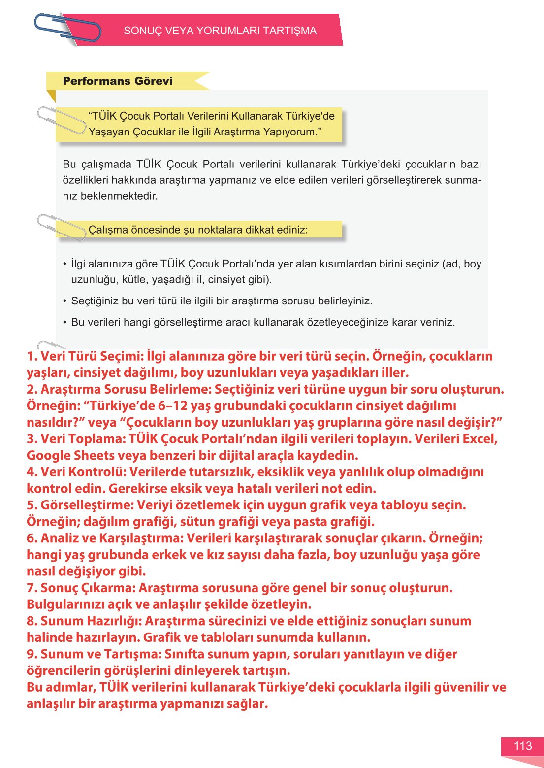 6. Sınıf Meb Yayınları Matematik Ders Kitabı Sayfa 113 Cevapları