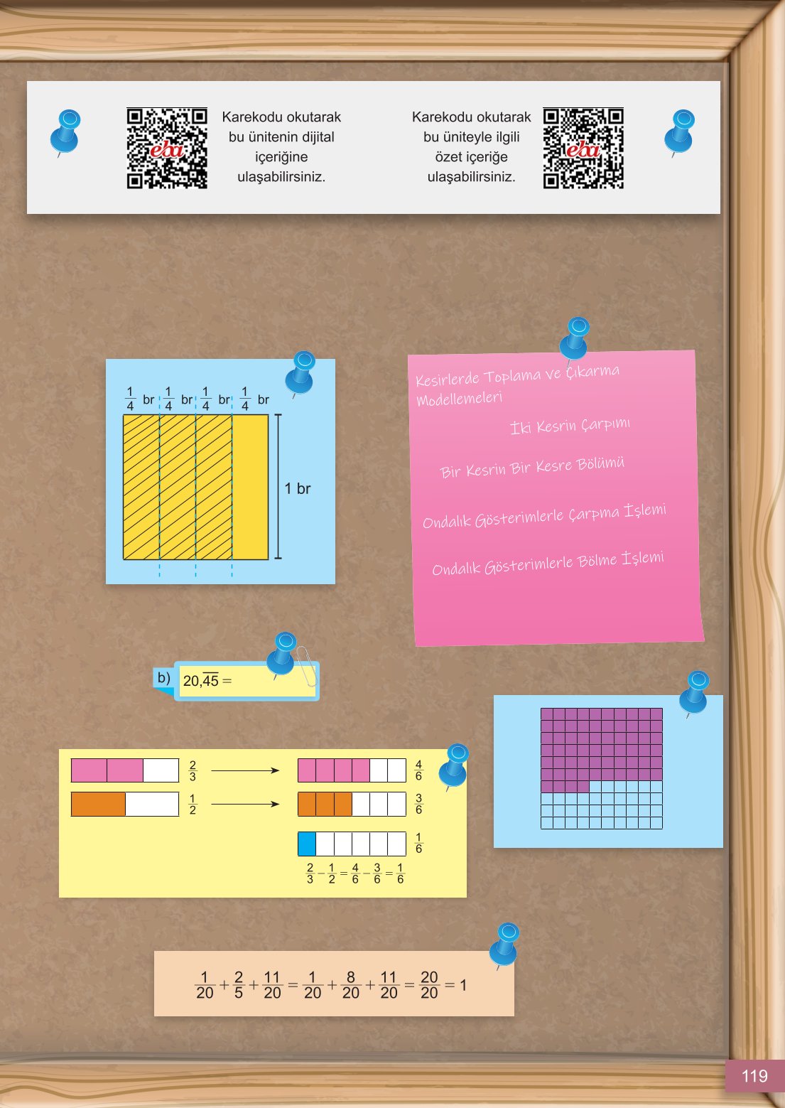 6. Sınıf Meb Yayınları Matematik Ders Kitabı Sayfa 119 Cevapları