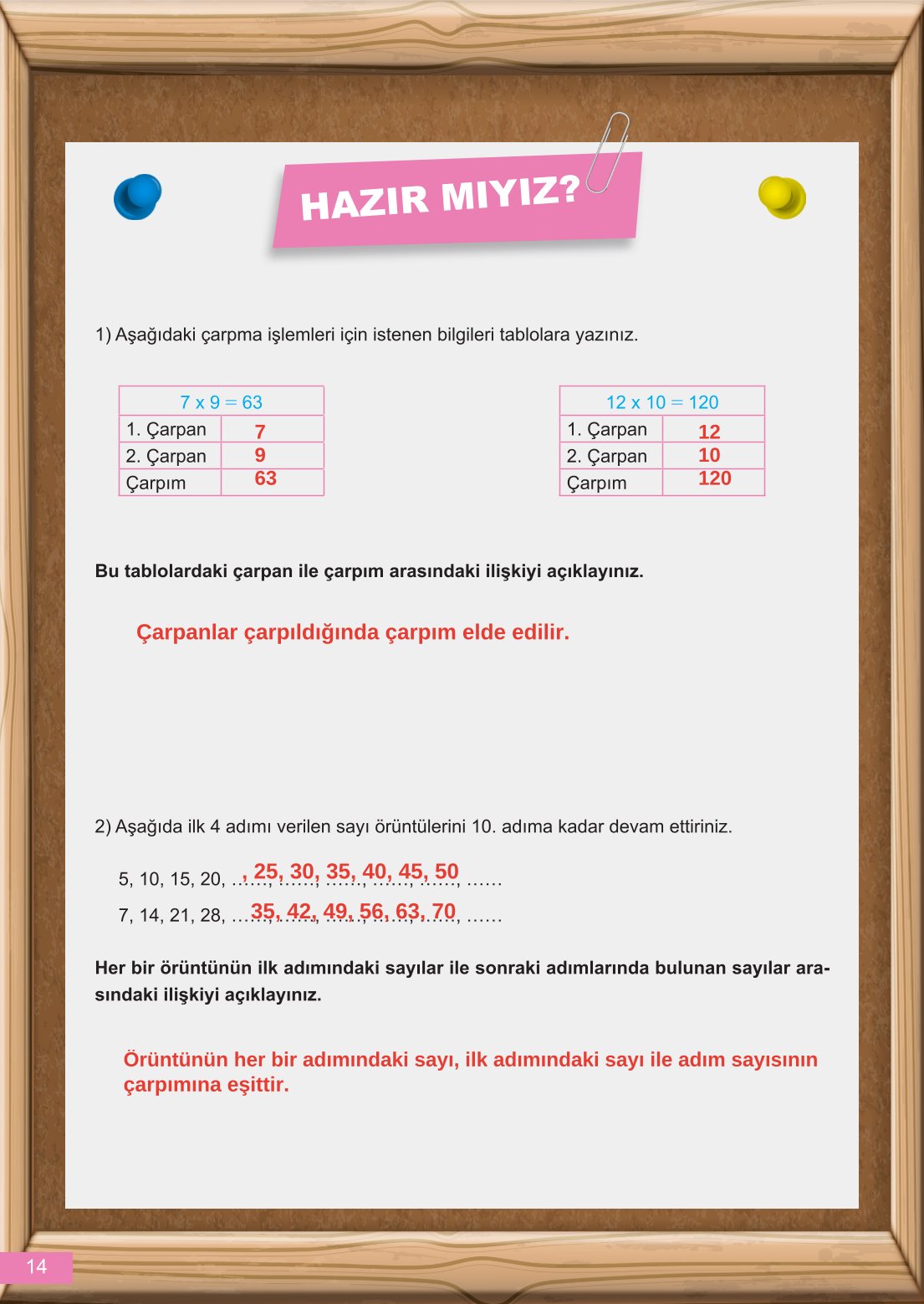 6. Sınıf Meb Yayınları Matematik Ders Kitabı Sayfa 14 Cevapları 6. Sınıf Meb Yayınları Matematik Ders Kitabı Sayfa 14 Cevapları