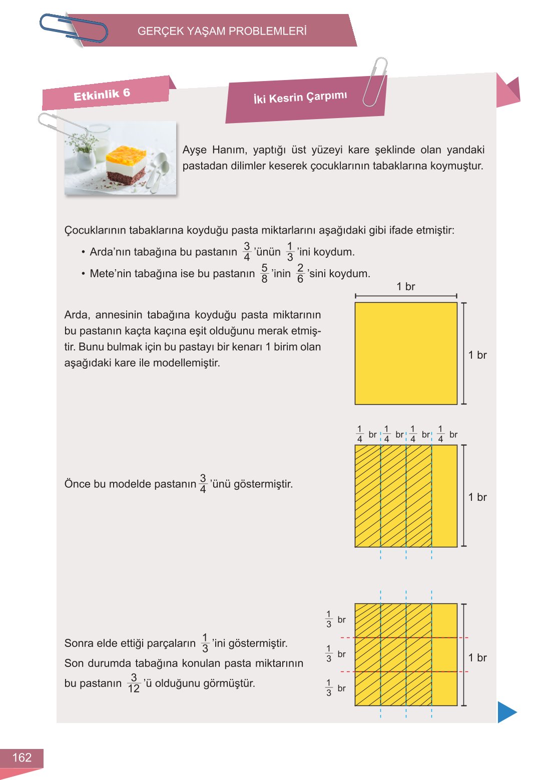 6. Sınıf Meb Yayınları Matematik Ders Kitabı Sayfa 162 Cevapları 6. Sınıf Meb Yayınları Matematik Ders Kitabı Sayfa 162 Cevapları