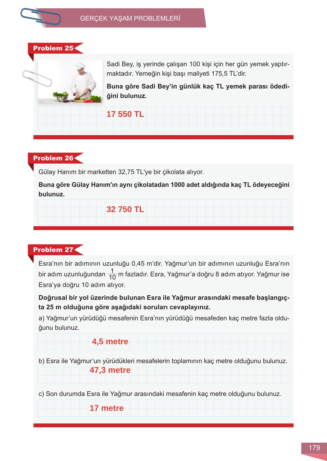 6. Sınıf Meb Yayınları Matematik Ders Kitabı Sayfa 179 Cevapları 6. Sınıf Meb Yayınları Matematik Ders Kitabı Sayfa 179 Cevapları