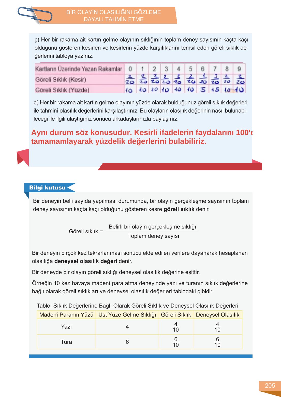 6. Sınıf Meb Yayınları Matematik Ders Kitabı Sayfa 205 Cevapları 6. Sınıf Meb Yayınları Matematik Ders Kitabı Sayfa 205 Cevapları