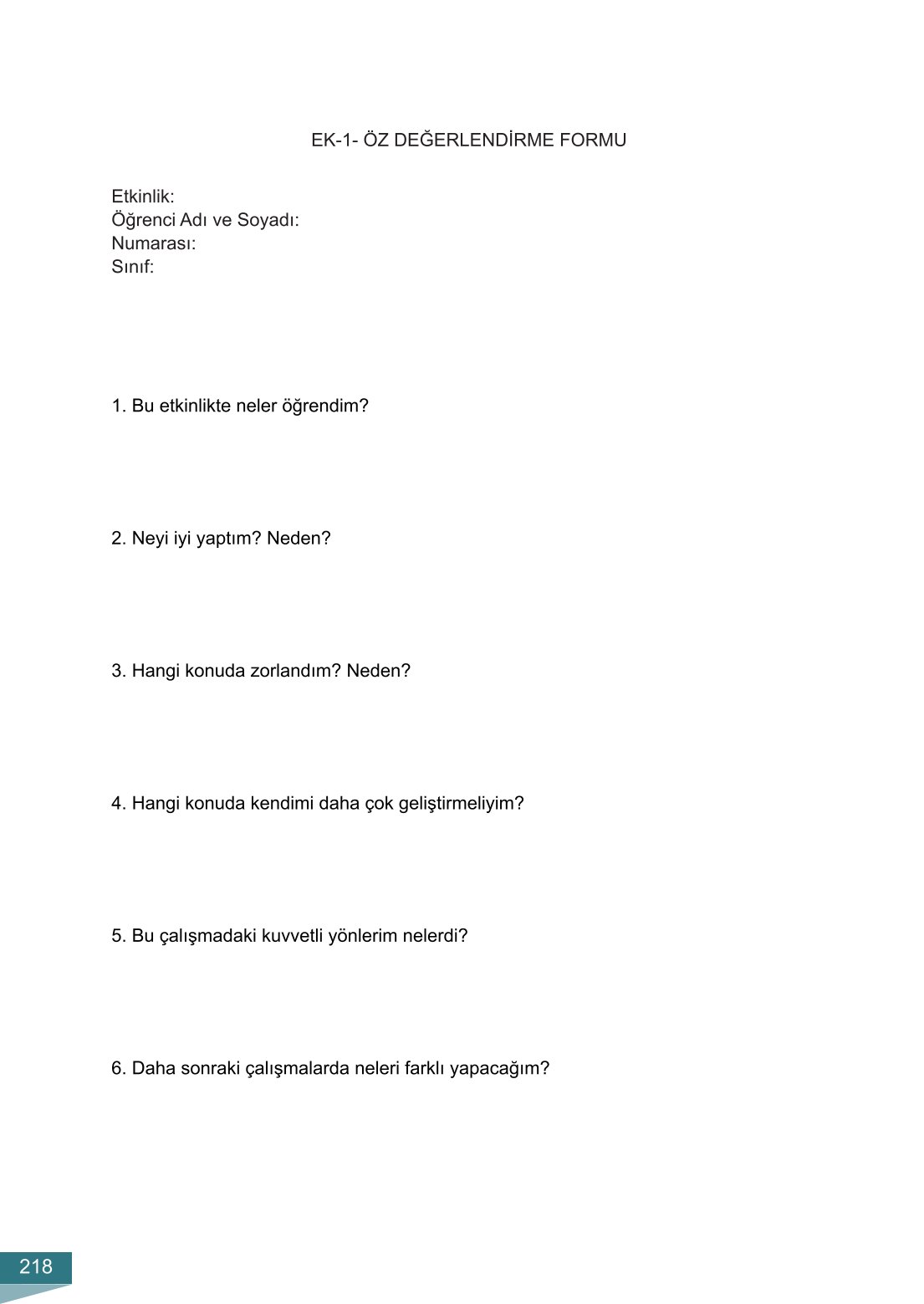 6. Sınıf Meb Yayınları Matematik Ders Kitabı Sayfa 218 Cevapları