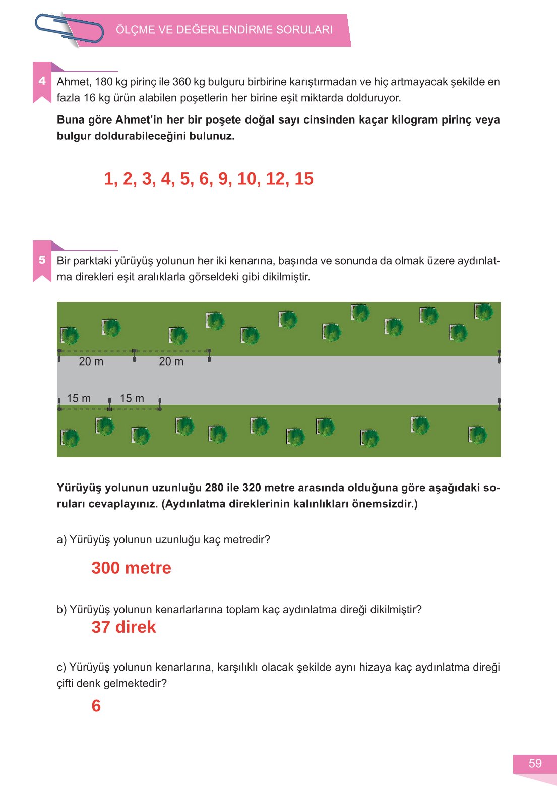 6. Sınıf Meb Yayınları Matematik Ders Kitabı Sayfa 59 Cevapları 6. Sınıf Meb Yayınları Matematik Ders Kitabı Sayfa 59 Cevapları