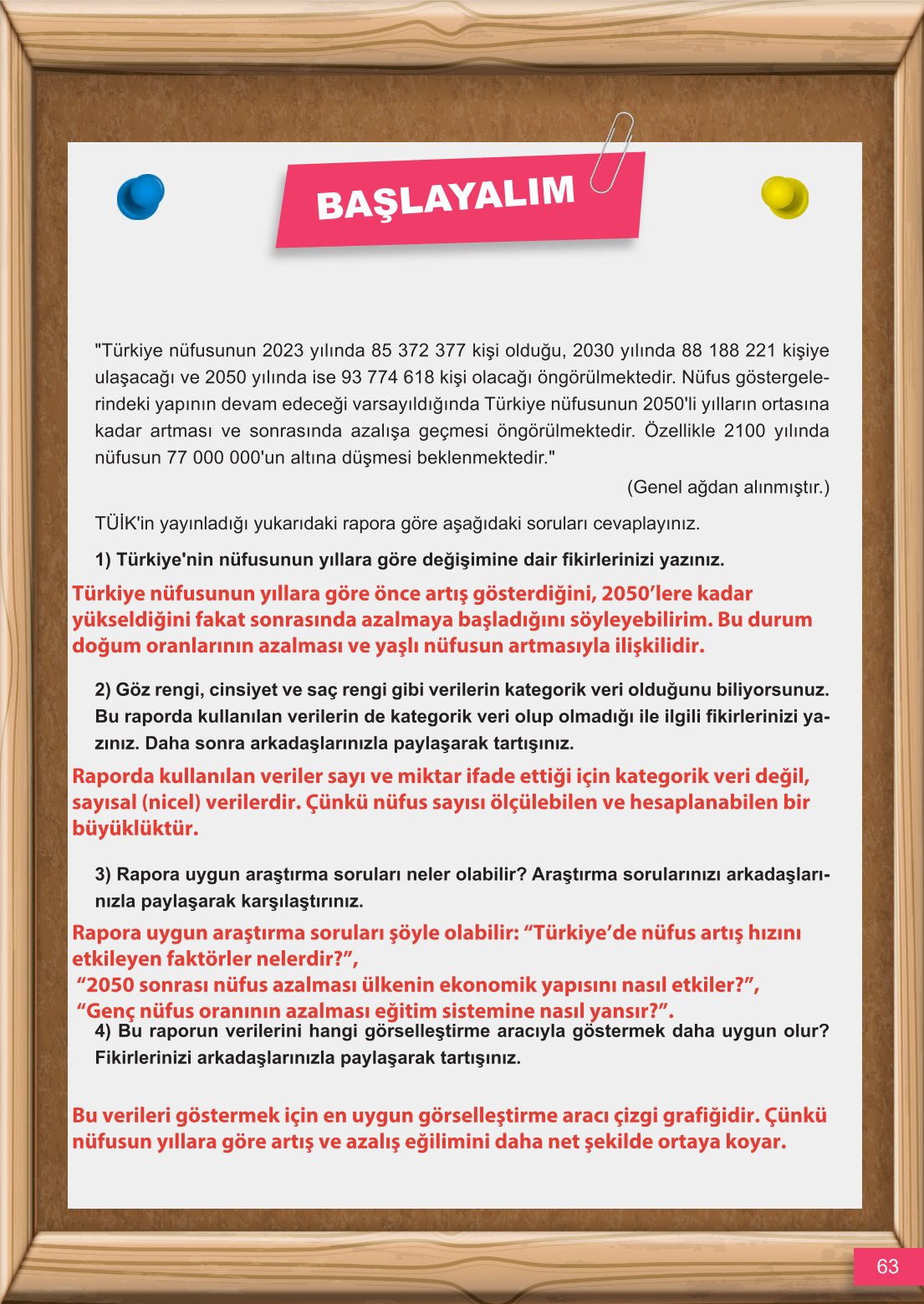 6. Sınıf Meb Yayınları Matematik Ders Kitabı Sayfa 63 Cevapları