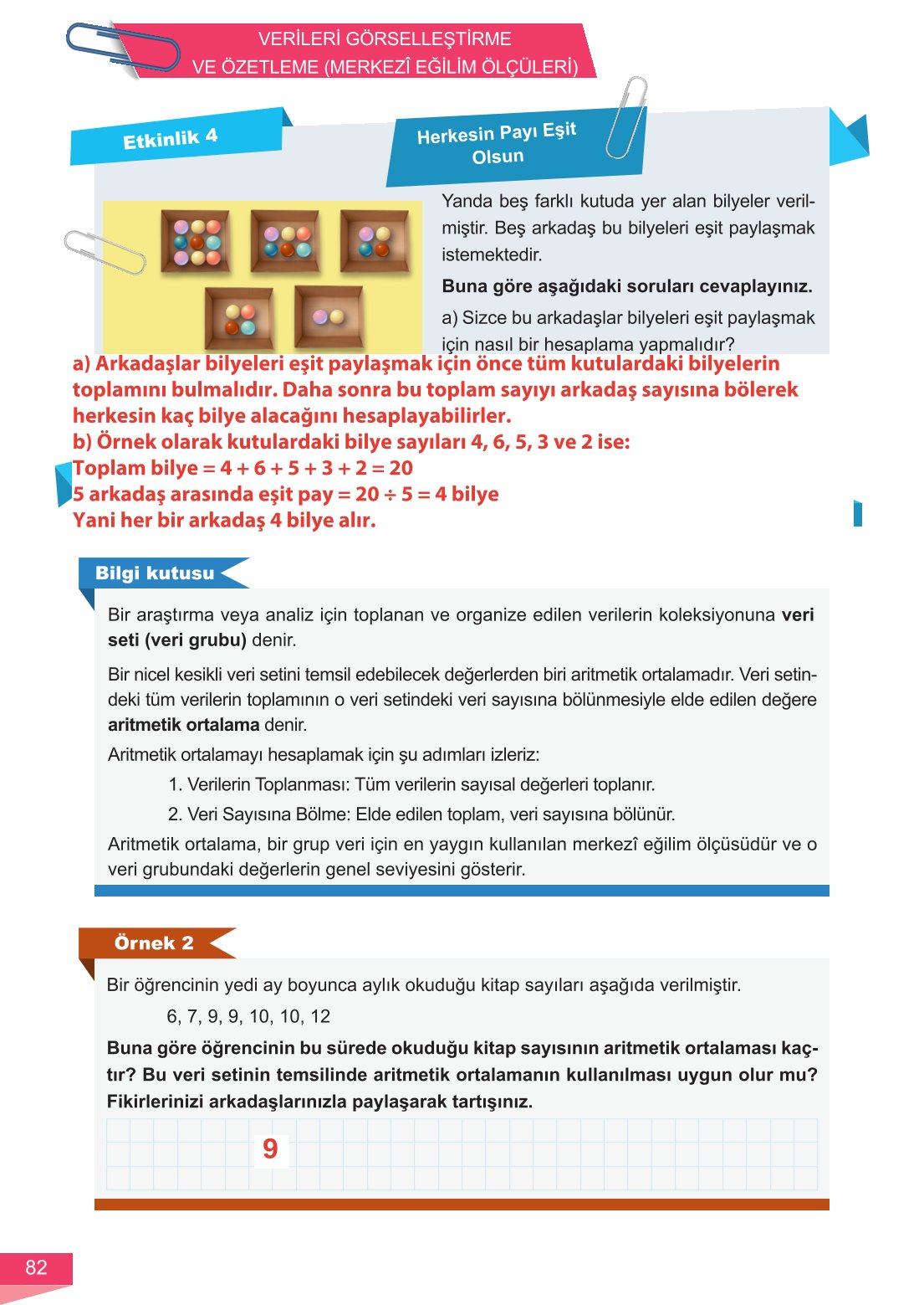6. Sınıf Meb Yayınları Matematik Ders Kitabı Sayfa 82 Cevapları