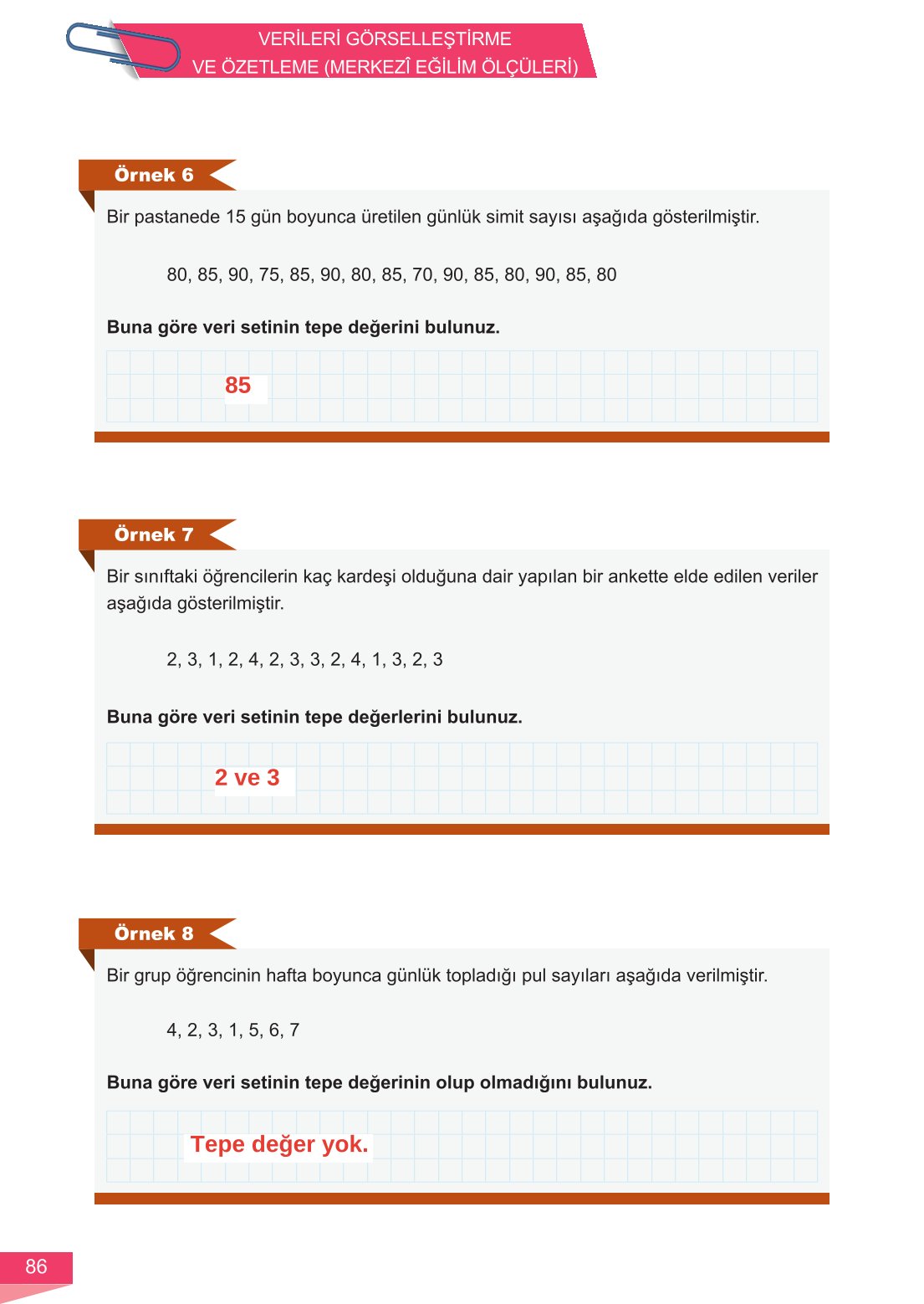 6. Sınıf Meb Yayınları Matematik Ders Kitabı Sayfa 86 Cevapları 6. Sınıf Meb Yayınları Matematik Ders Kitabı Sayfa 86 Cevapları