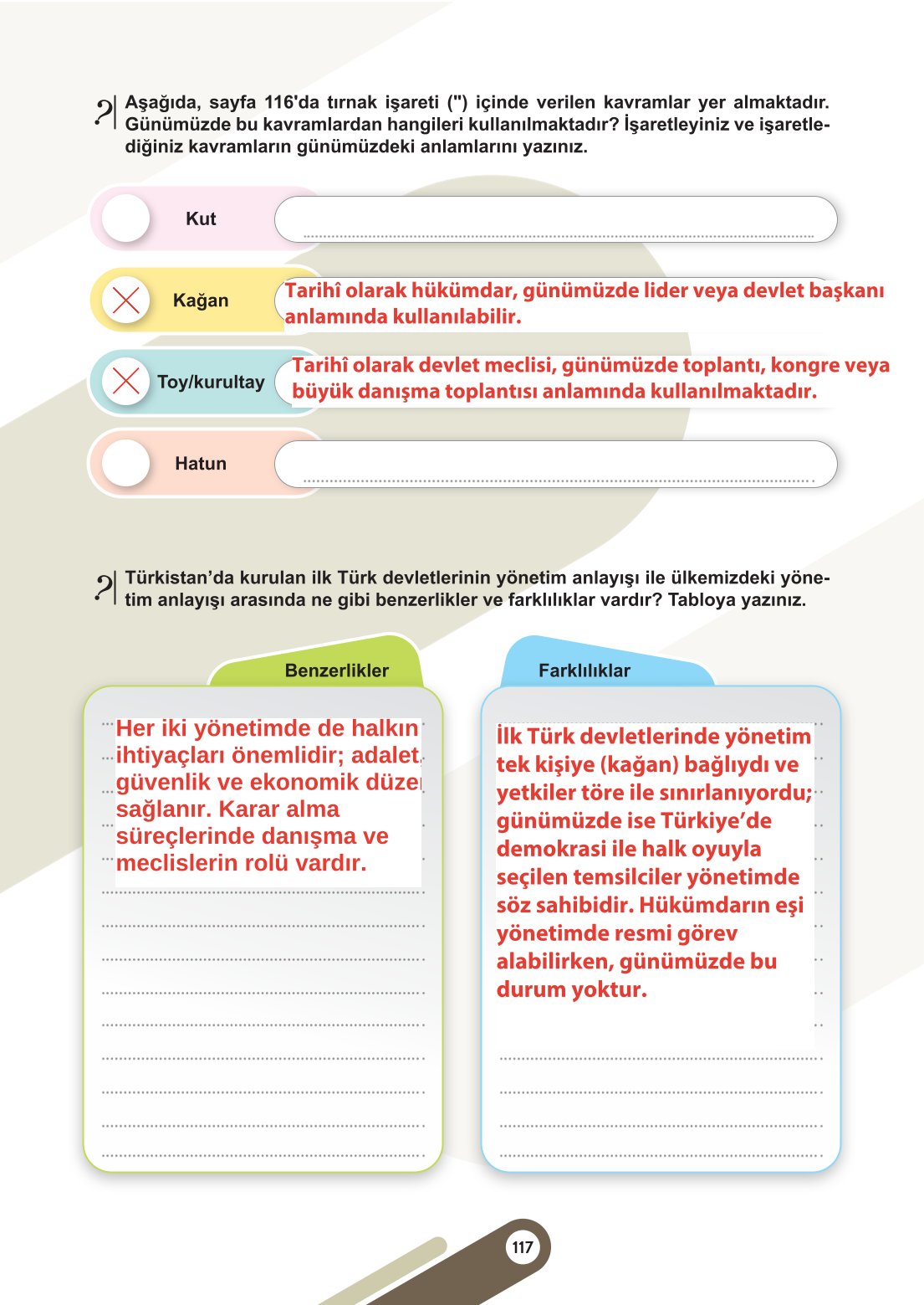 6. Sınıf Meb Yayınları Sosyal Bilgiler Ders Kitabı Sayfa 117 Cevapları 6. Sınıf Meb Yayınları Sosyal Bilgiler Ders Kitabı Sayfa 117 Cevapları