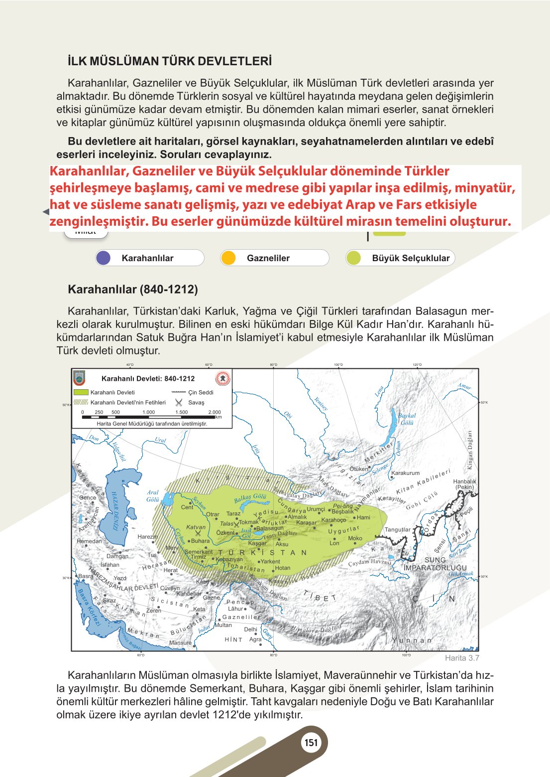 6. Sınıf Meb Yayınları Sosyal Bilgiler Ders Kitabı Sayfa 151 Cevapları