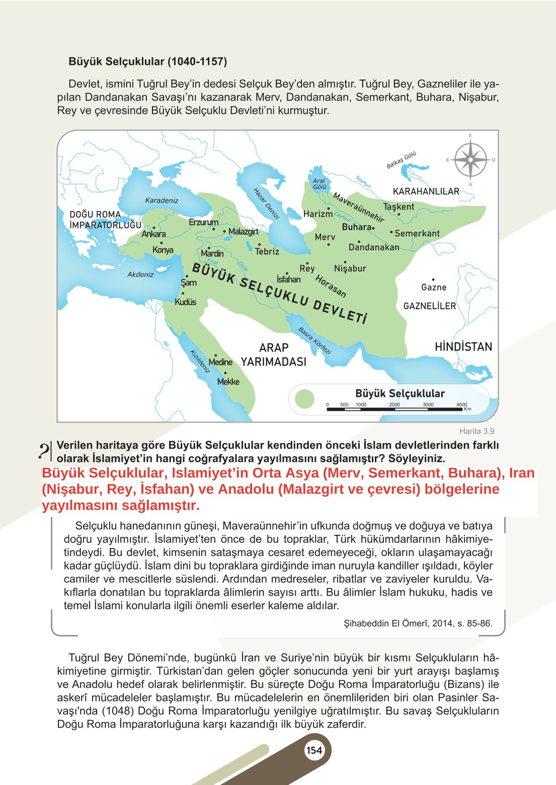6. Sınıf Meb Yayınları Sosyal Bilgiler Ders Kitabı Sayfa 154 Cevapları 6. Sınıf Meb Yayınları Sosyal Bilgiler Ders Kitabı Sayfa 154 Cevapları