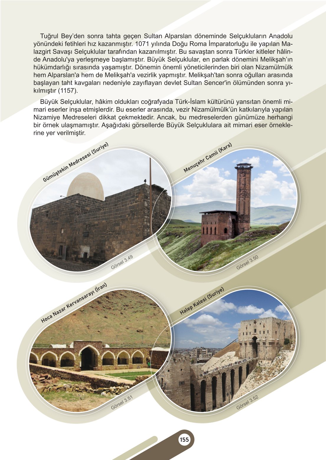 6. Sınıf Meb Yayınları Sosyal Bilgiler Ders Kitabı Sayfa 155 Cevapları