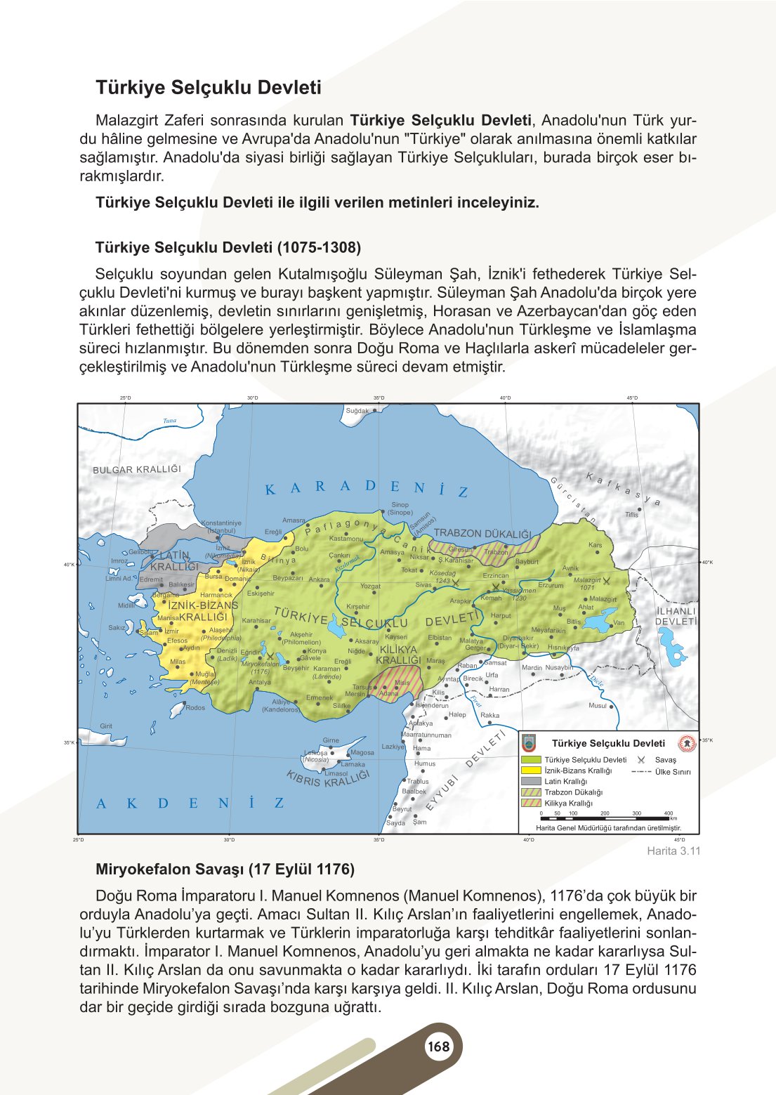 6. Sınıf Meb Yayınları Sosyal Bilgiler Ders Kitabı Sayfa 168 Cevapları