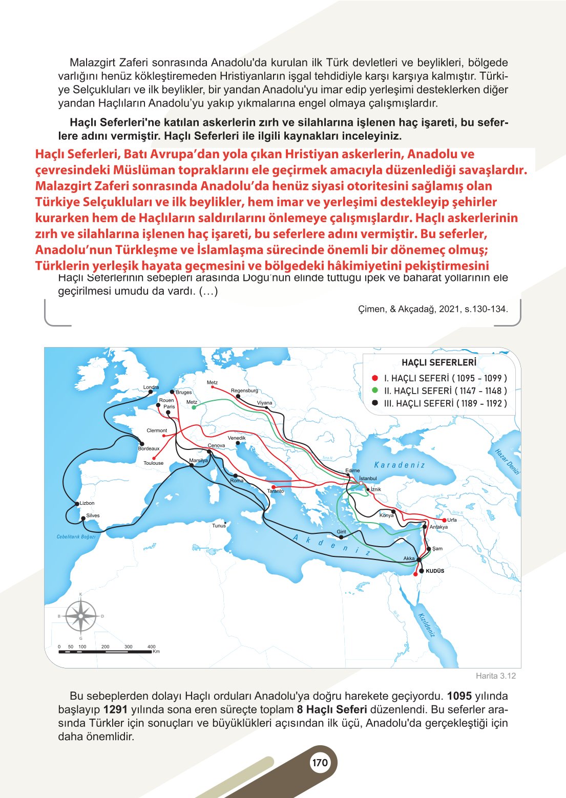 6. Sınıf Meb Yayınları Sosyal Bilgiler Ders Kitabı Sayfa 170 Cevapları 6. Sınıf Meb Yayınları Sosyal Bilgiler Ders Kitabı Sayfa 170 Cevapları