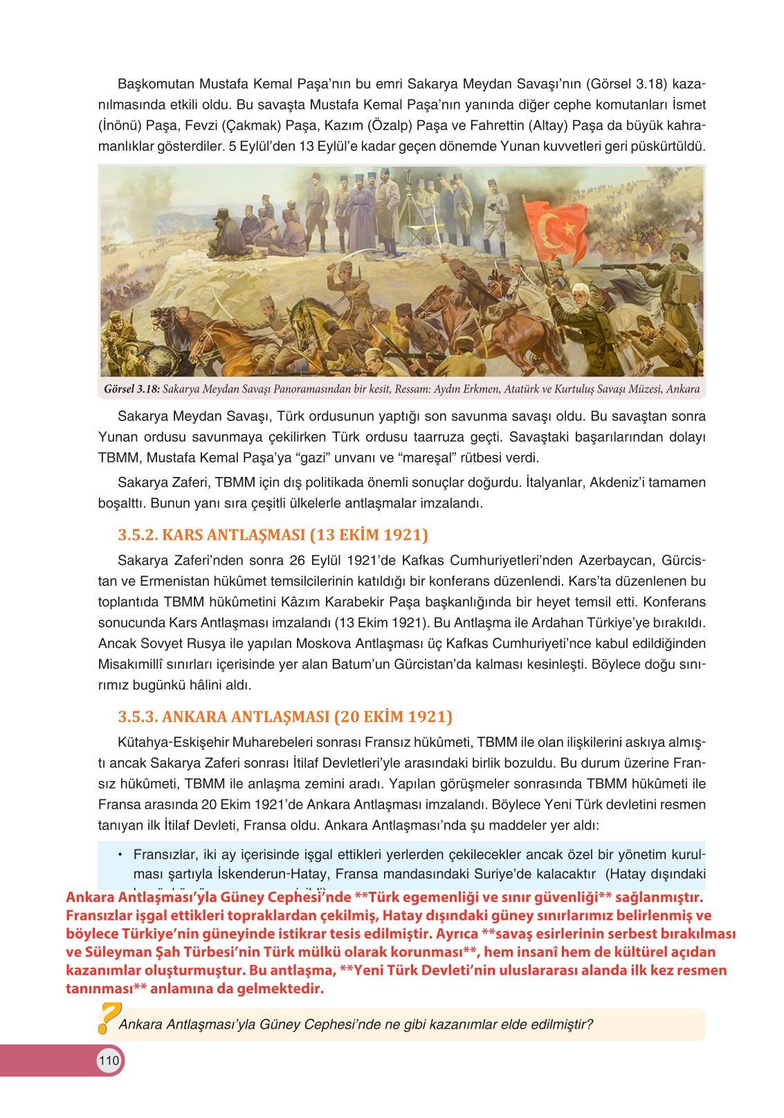 8. Sınıf Ders Destek Yayınları İnkılap Tarihi Ve Atatürkçülük Ders Kitabı Sayfa 110 Cevapları 8. Sınıf Ders Destek Yayınları İnkılap Tarihi Ve Atatürkçülük Ders Kitabı Sayfa 110 Cevapları