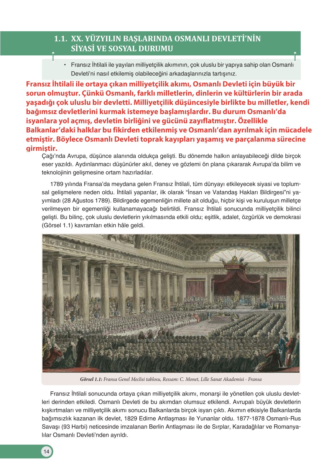 8. Sınıf Ders Destek Yayınları İnkılap Tarihi Ve Atatürkçülük Ders Kitabı Sayfa 14 Cevapları 8. Sınıf Ders Destek Yayınları İnkılap Tarihi Ve Atatürkçülük Ders Kitabı Sayfa 14 Cevapları